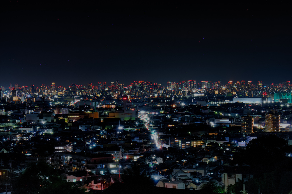 瓢箪山の夜景