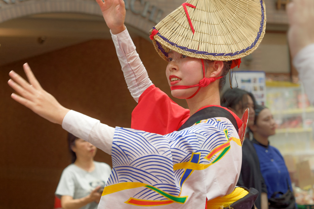 天神天満の阿波踊り-麗し