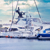 a yacht harbor