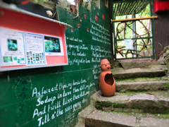a cafe on a hill