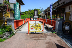 寅がお出迎え
