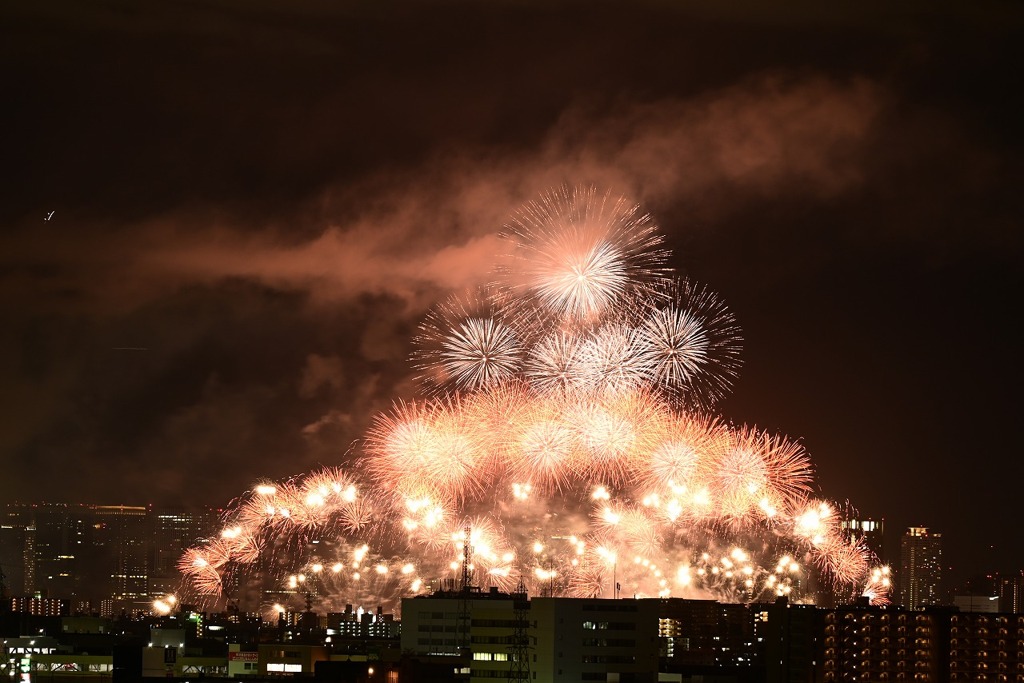 淀川花火大会-2