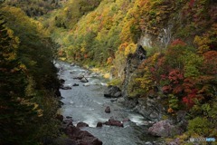 占冠村赤岩青巌峡