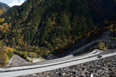 高瀬ダム上から