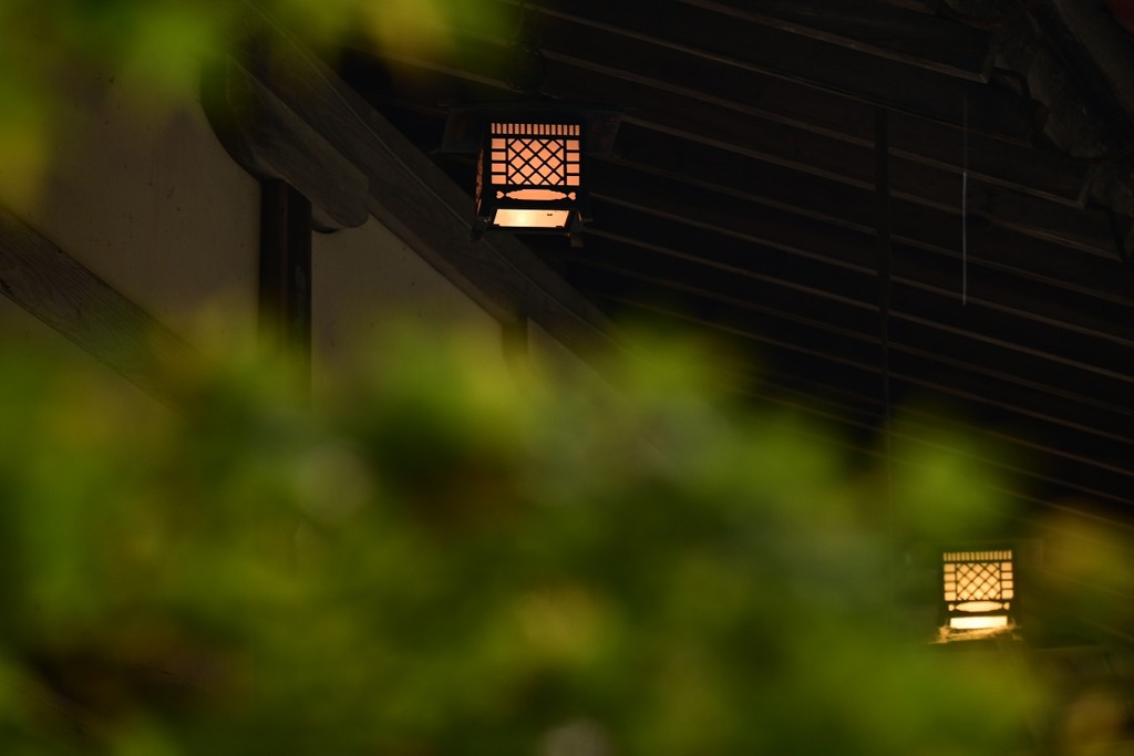 大瀧神社の吊灯籠