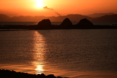 三ツ山の日の出