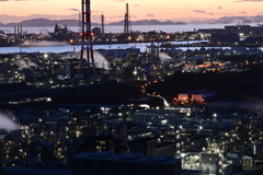 工場地帯の灯り