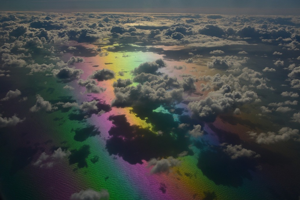 北海上空