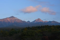 朝焼けの八ヶ岳