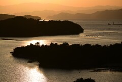 英虞湾の夕景