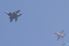 F-2とF-15ードッグファイト