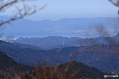 御在所岳から望む琵琶湖
