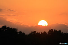 夕日