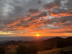 丹沢　蛭ヶ岳からの朝日
