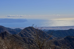 越前岳からの駿河湾