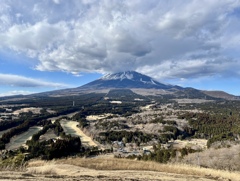十里木高原展望台からの富士山