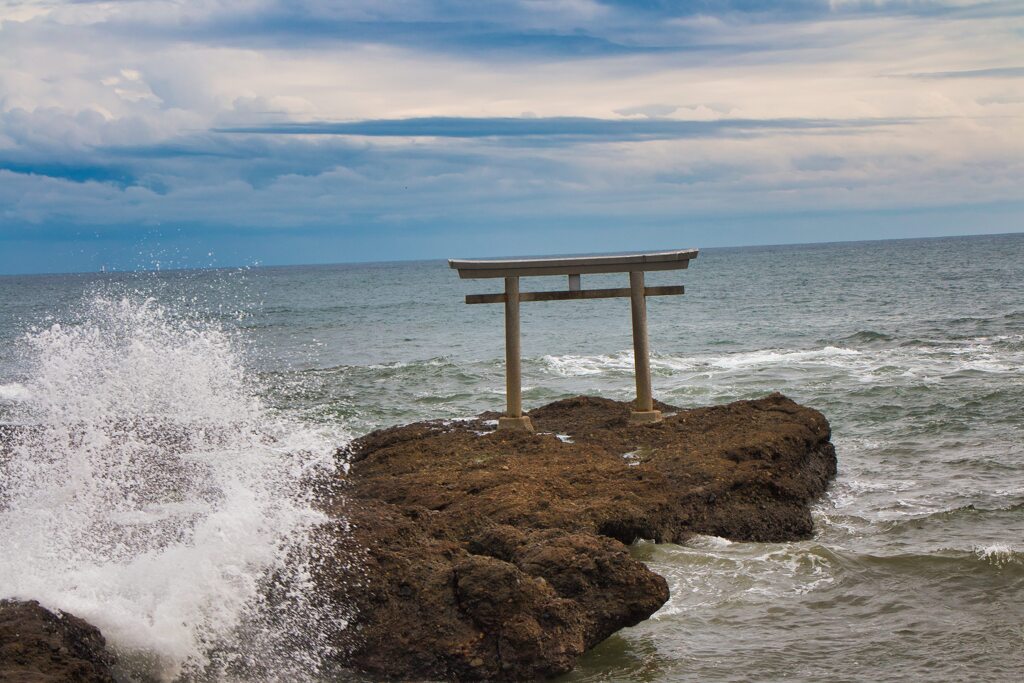 大洗～海に立つ鳥居