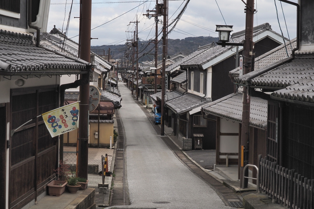 まっすぐな街道