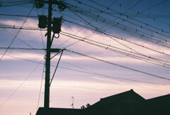夕暮れ