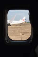 JALの窓から覗くJAL