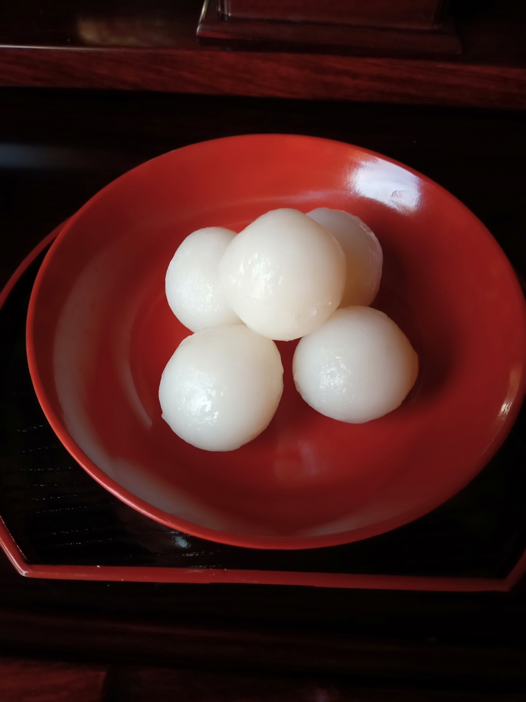 お団子つくりました