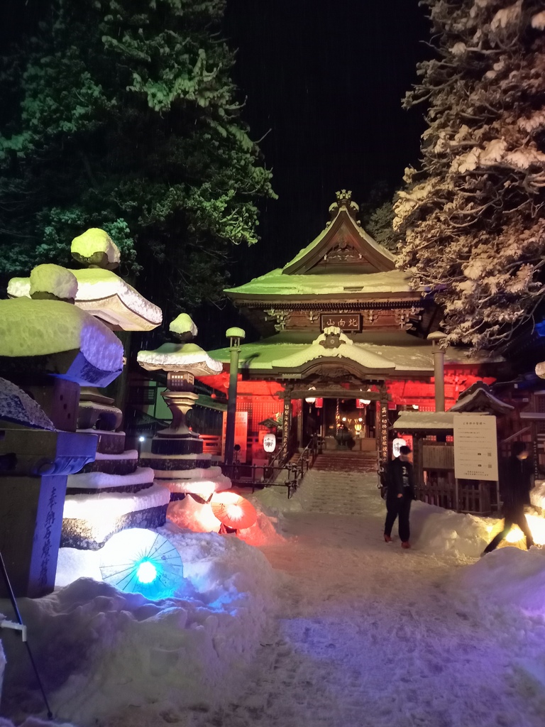 上田氷灯ろう雪まつり
