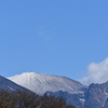 雪化粧した浅間山