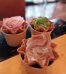 ケーキ屋さんのソフトクリーム