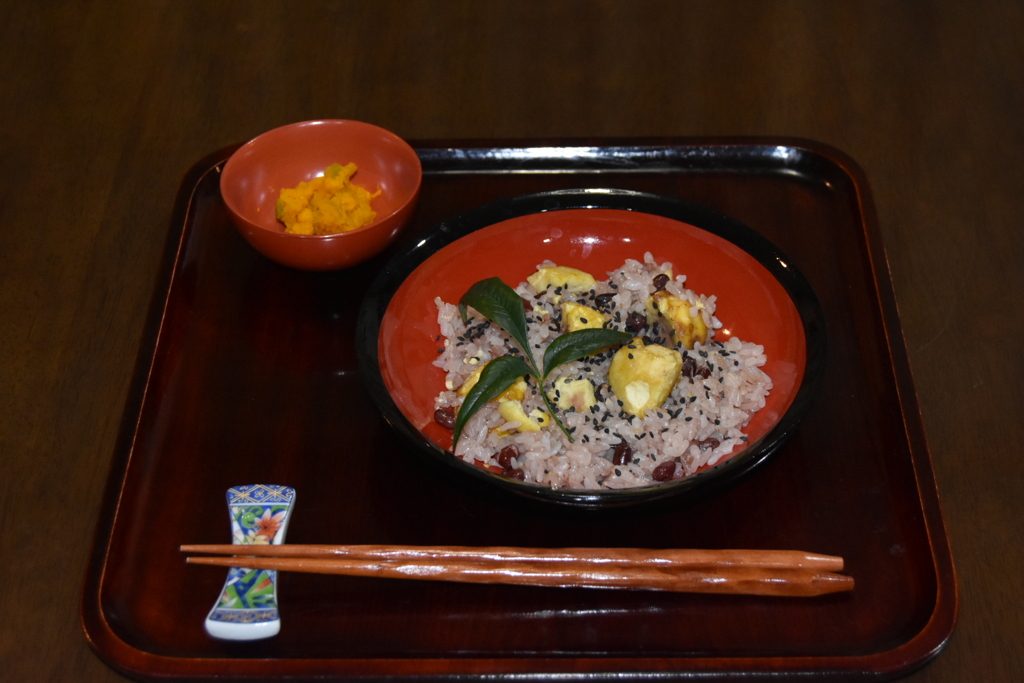 栗赤飯