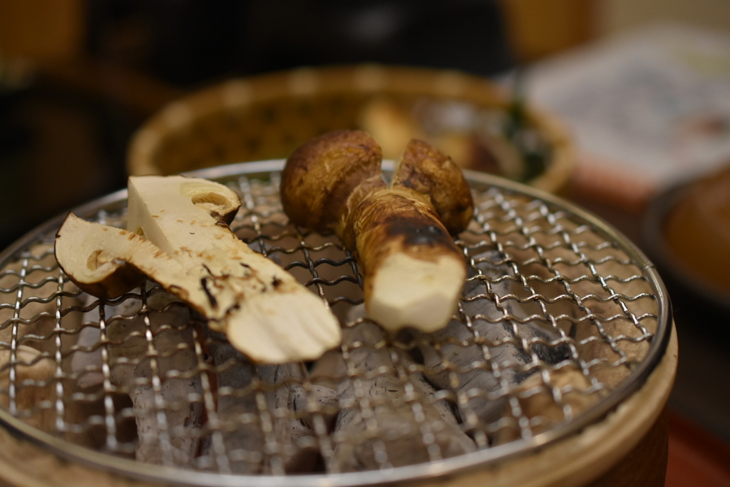 焼き松茸