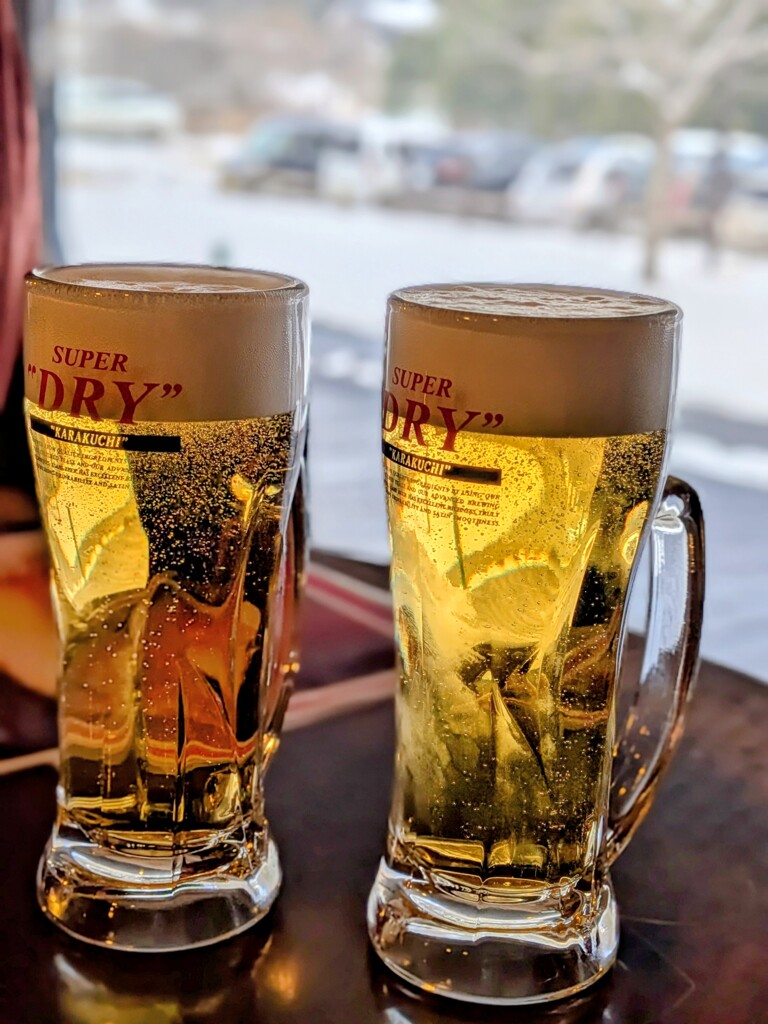 湯上がりビール