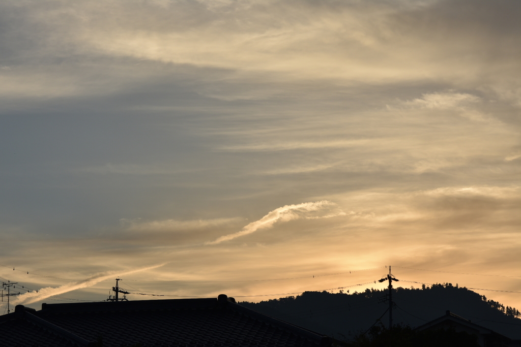 今朝の空