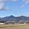 山に囲まれて