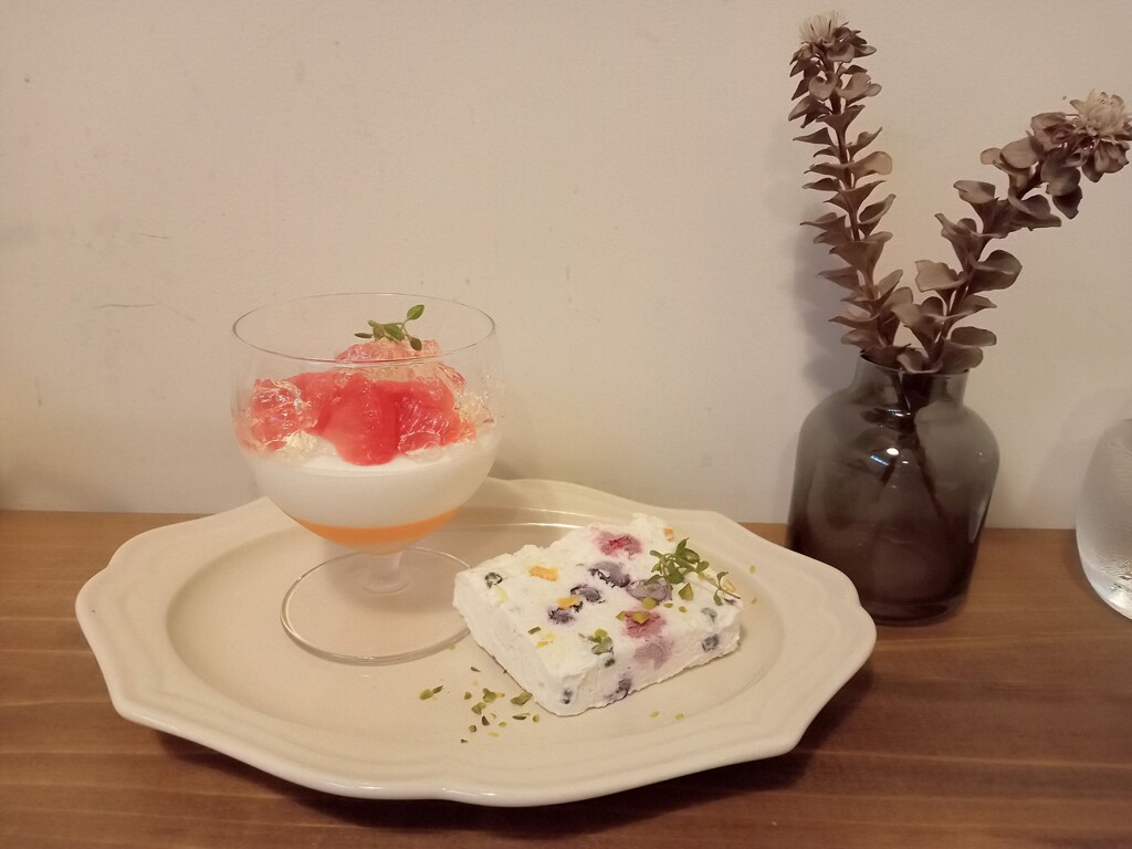 パンナコッタとカッサータ