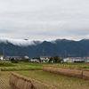 太郎山に逆さ霧