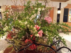 ロビーの花