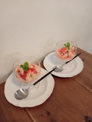 いちごのパンナコッタ