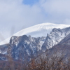 雪の浅間山