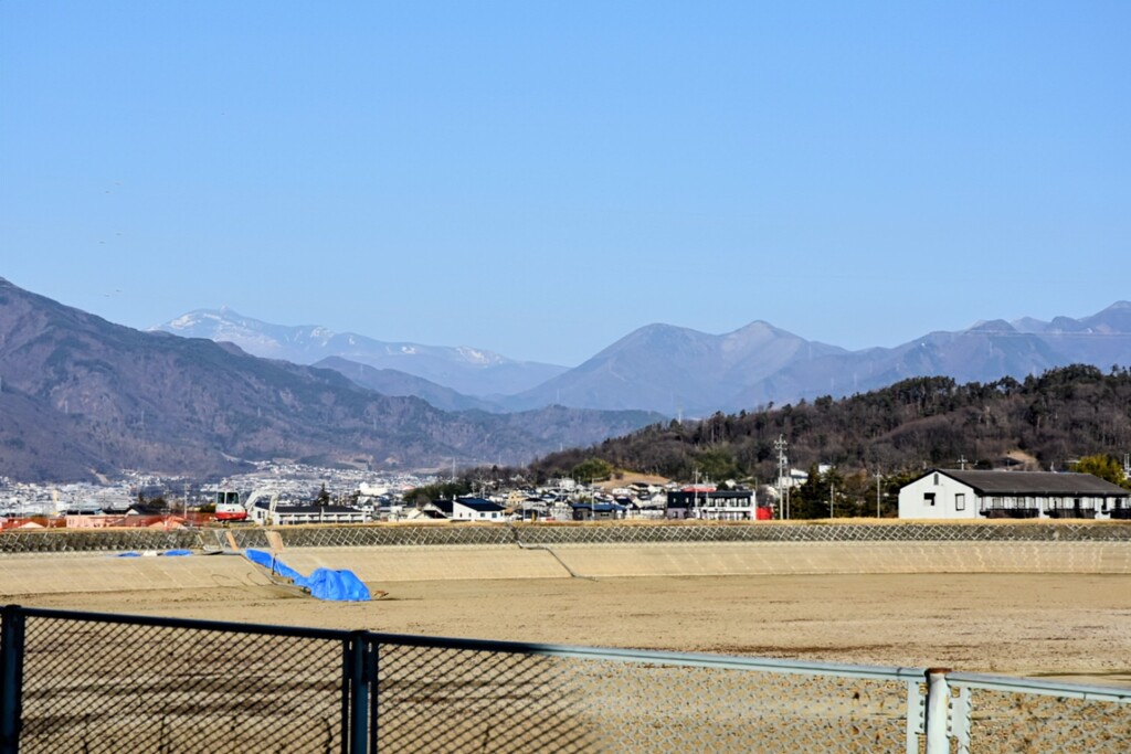 工事中のため池