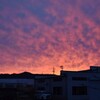 朝焼けの空