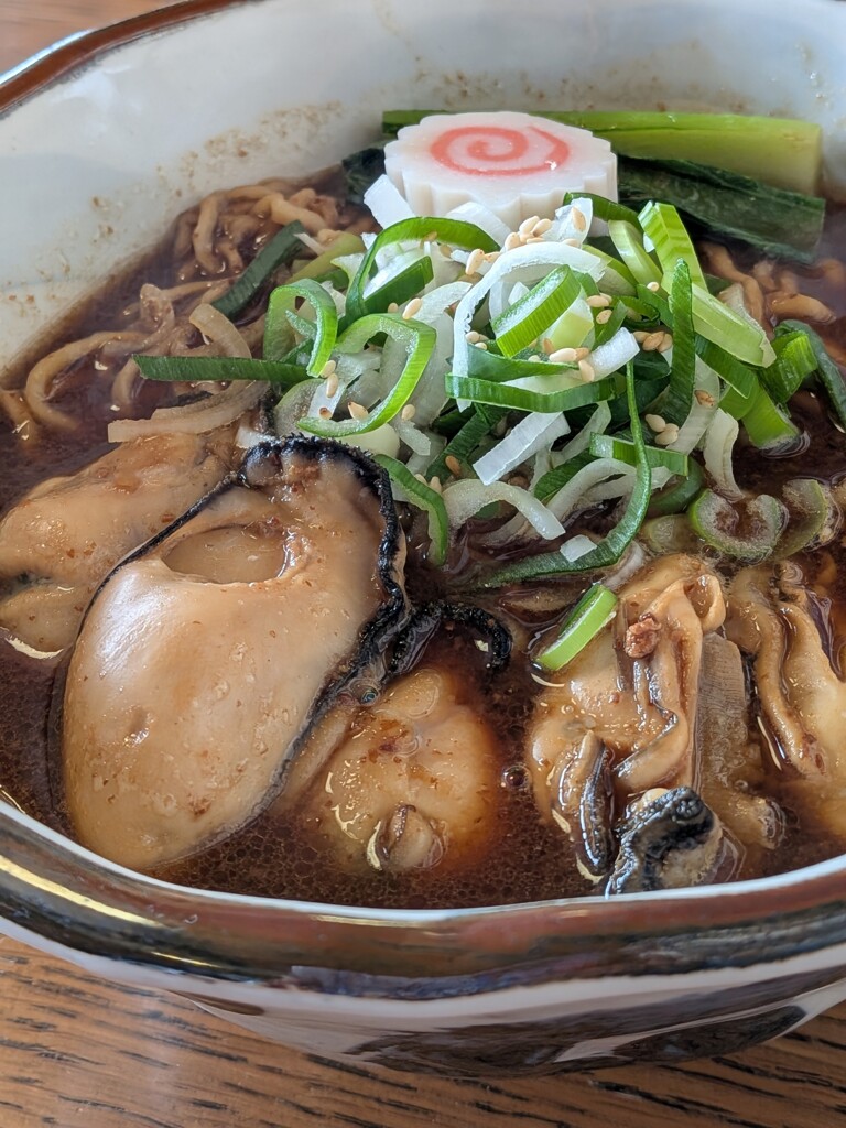 牡蠣ラーメン