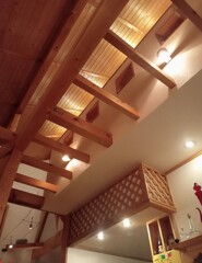 吹き抜けのある店
