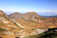 奥大日岳方面