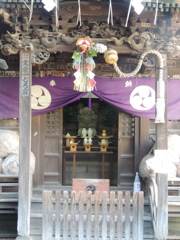 ’23元日の千住の本社の氷川神社の大黒天