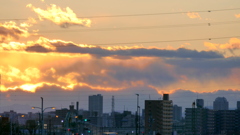 三ツ峠山バックの雲に入る