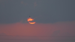 黒雲から降り