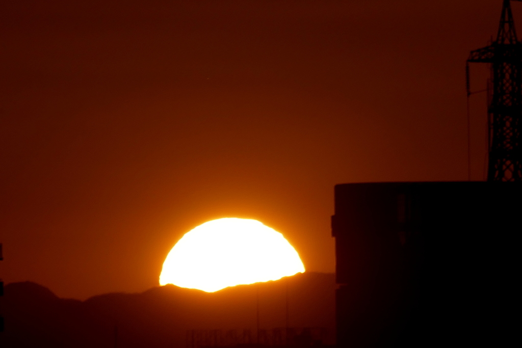 ’24.1.1の夕日