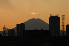 ’２３冬至の富士山