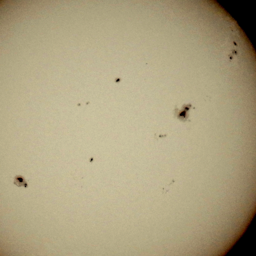 活発な太陽面