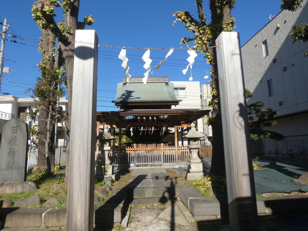 荒川区南千住隅田川沿いの日枝神社